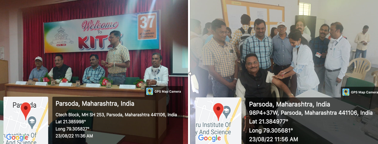 Covid- 19 Vaccination Camp in KITS, Ramtek